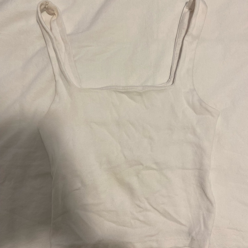 Zara Women's white Tank Top